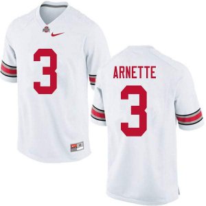 NCAA Ohio State Buckeyes Men's #3 Damon Arnette White Nike Football College Jersey CDS7645RS